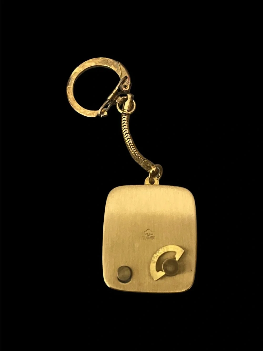 Clover Sankyo Star of David Music Box Keychain Jewish Vintage Israel Collectible